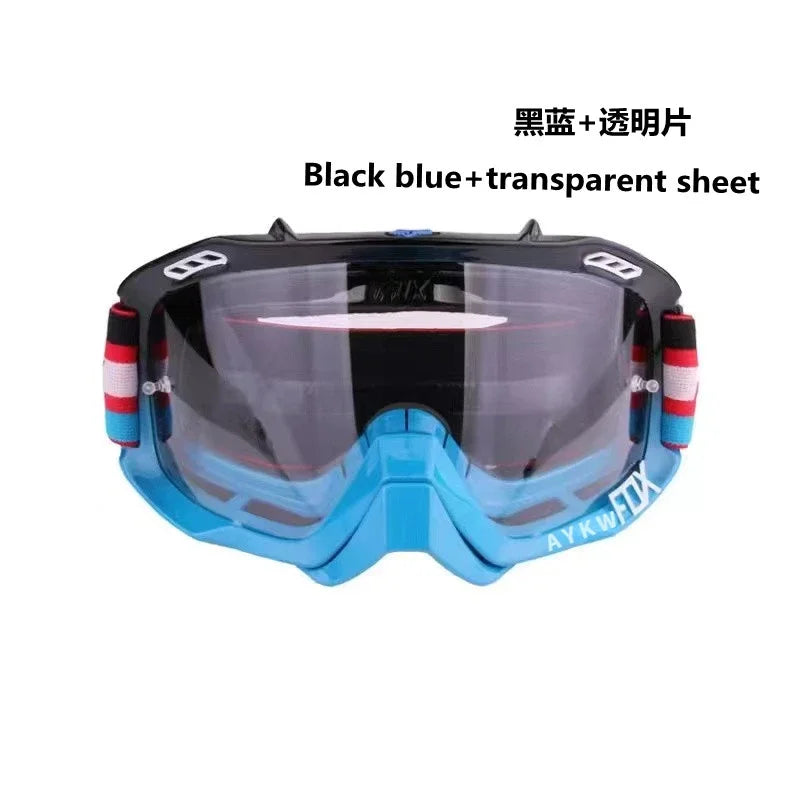2024 AykwFox Cycling Glasses Motorcycle Bike Glasses for Men Goggles Motocross Ski Mask Snowboard Goggles Sunglasses Cycling