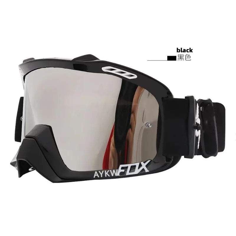 2024 AykwFox Cycling Glasses Motorcycle Bike Glasses for Men Goggles Motocross Ski Mask Snowboard Goggles Sunglasses Cycling