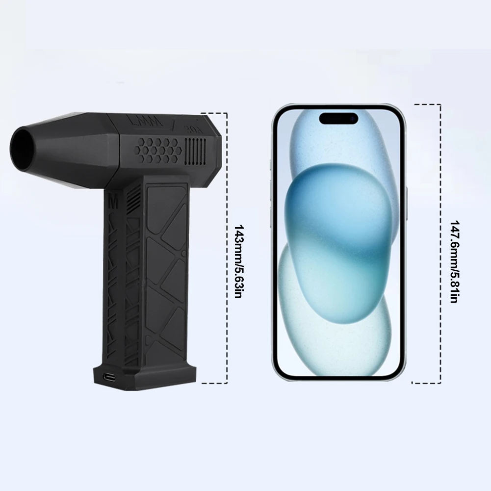 NEW X3 130000RPM Turbofan Brushless Motor 200W High Power Jet Fan Dust Blower Wind Speed 52m/s Violent Turbo Fan Mini Air Duster