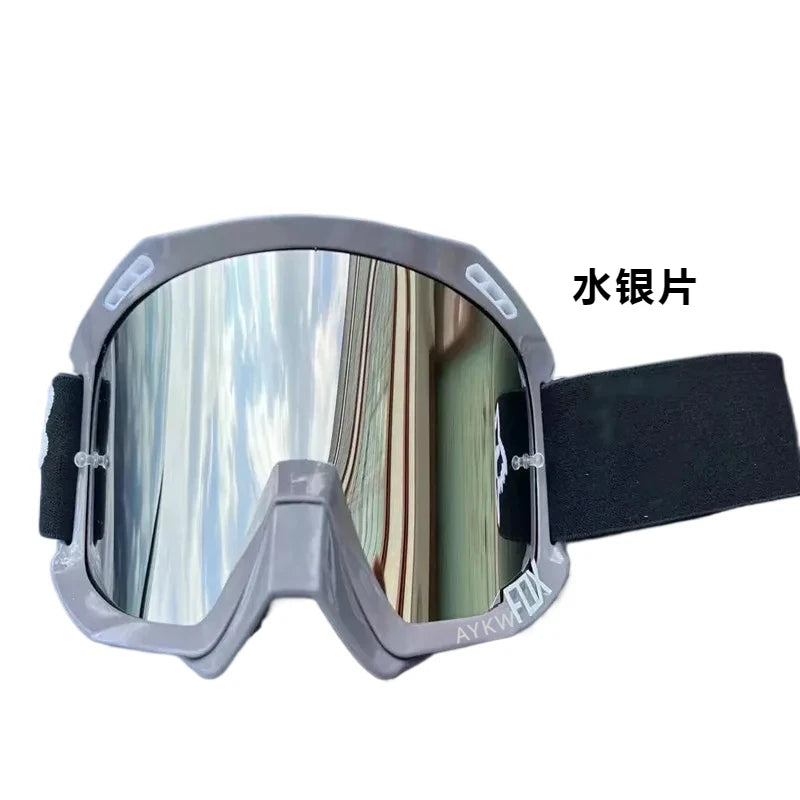 2024 AykwFox Cycling Glasses Motorcycle Bike Glasses for Men Goggles Motocross Ski Mask Snowboard Goggles Sunglasses Cycling