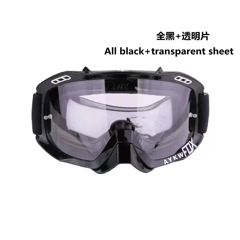 2024 AykwFox Cycling Glasses Motorcycle Bike Glasses for Men Goggles Motocross Ski Mask Snowboard Goggles Sunglasses Cycling