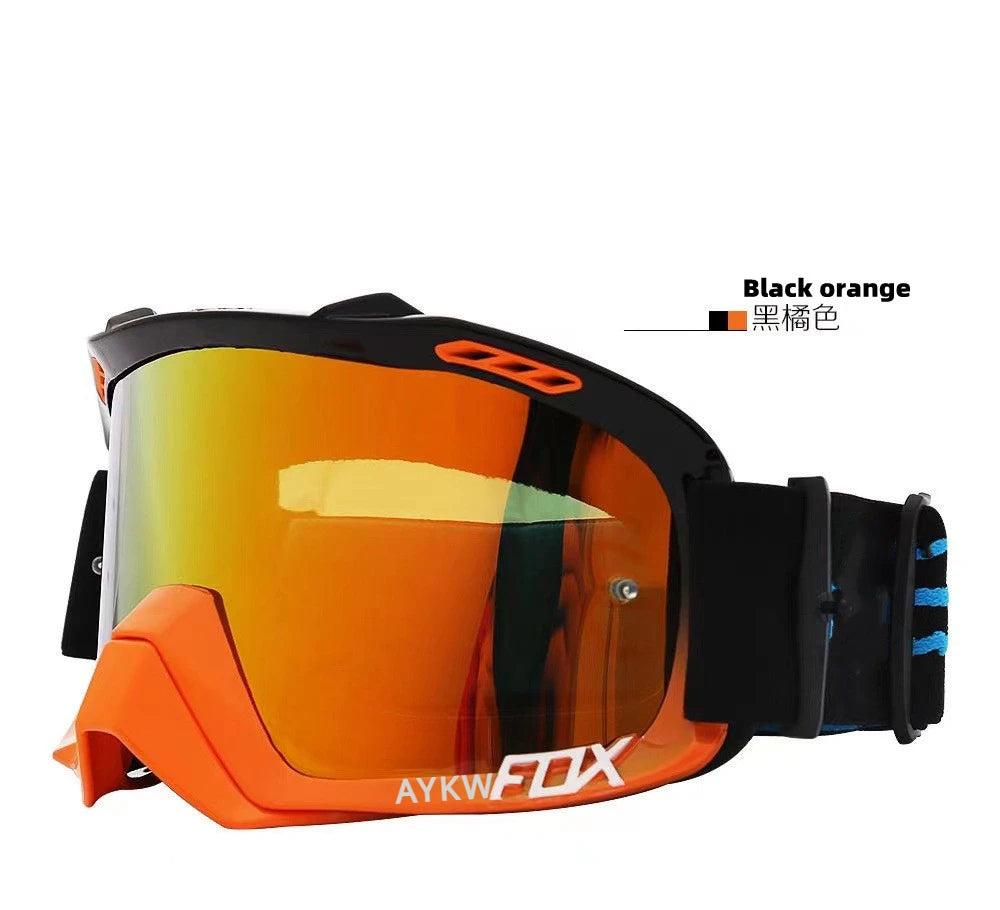 2024 AykwFox Cycling Glasses Motorcycle Bike Glasses for Men Goggles Motocross Ski Mask Snowboard Goggles Sunglasses Cycling