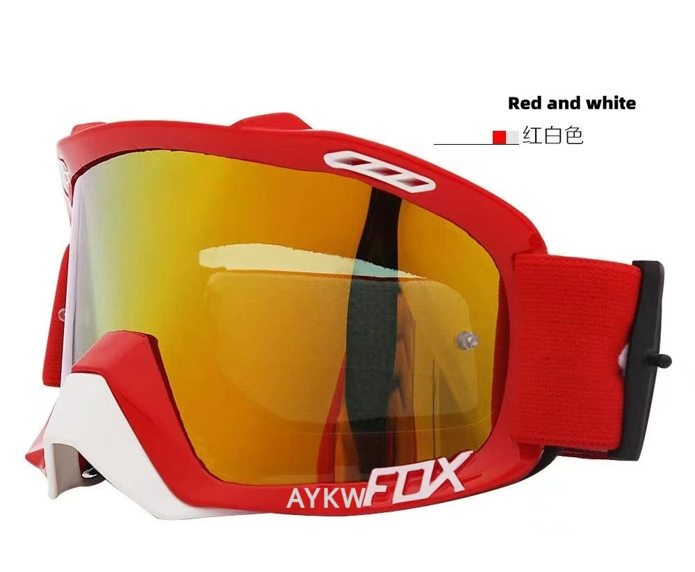 2024 AykwFox Cycling Glasses Motorcycle Bike Glasses for Men Goggles Motocross Ski Mask Snowboard Goggles Sunglasses Cycling