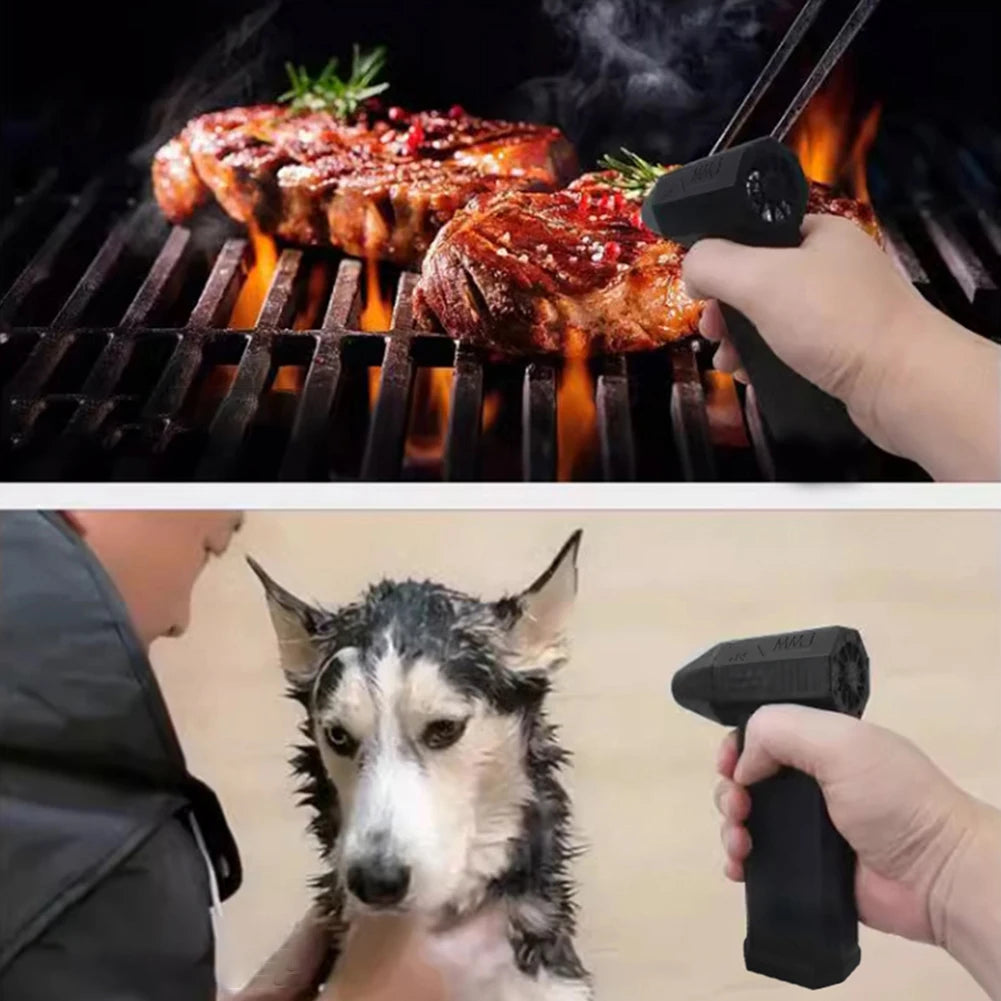 NEW X3 130000RPM Turbofan Brushless Motor 200W High Power Jet Fan Dust Blower Wind Speed 52m/s Violent Turbo Fan Mini Air Duster