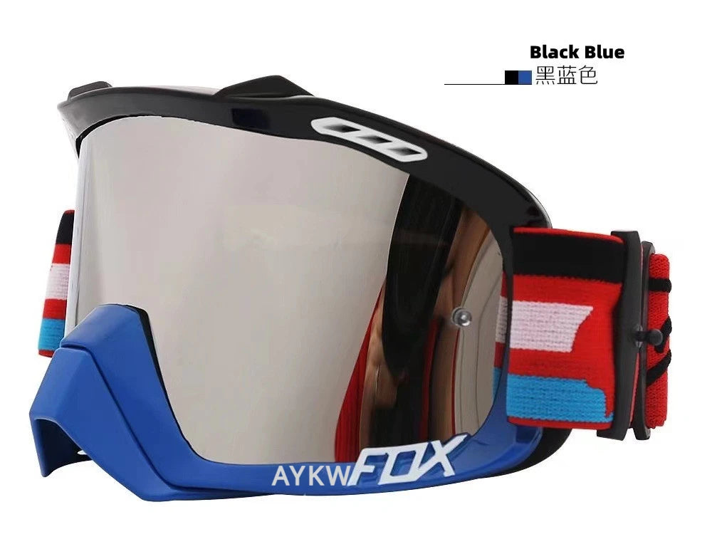 2024 AykwFox Cycling Glasses Motorcycle Bike Glasses for Men Goggles Motocross Ski Mask Snowboard Goggles Sunglasses Cycling