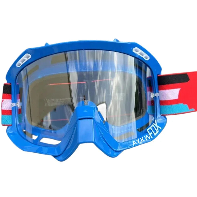 2024 AykwFox Cycling Glasses Motorcycle Bike Glasses for Men Goggles Motocross Ski Mask Snowboard Goggles Sunglasses Cycling