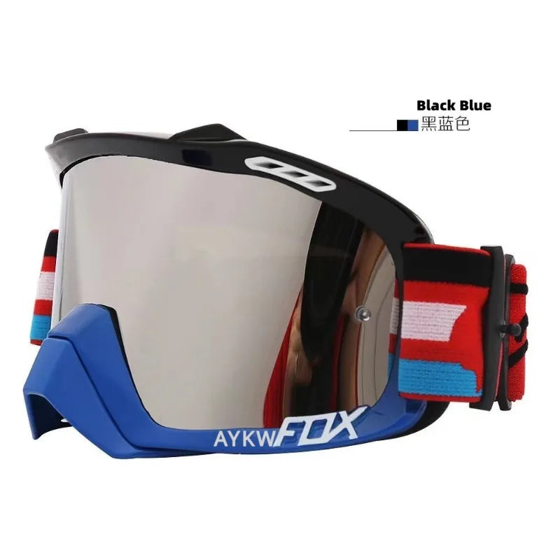 2024 AykwFox Cycling Glasses Motorcycle Bike Glasses for Men Goggles Motocross Ski Mask Snowboard Goggles Sunglasses Cycling