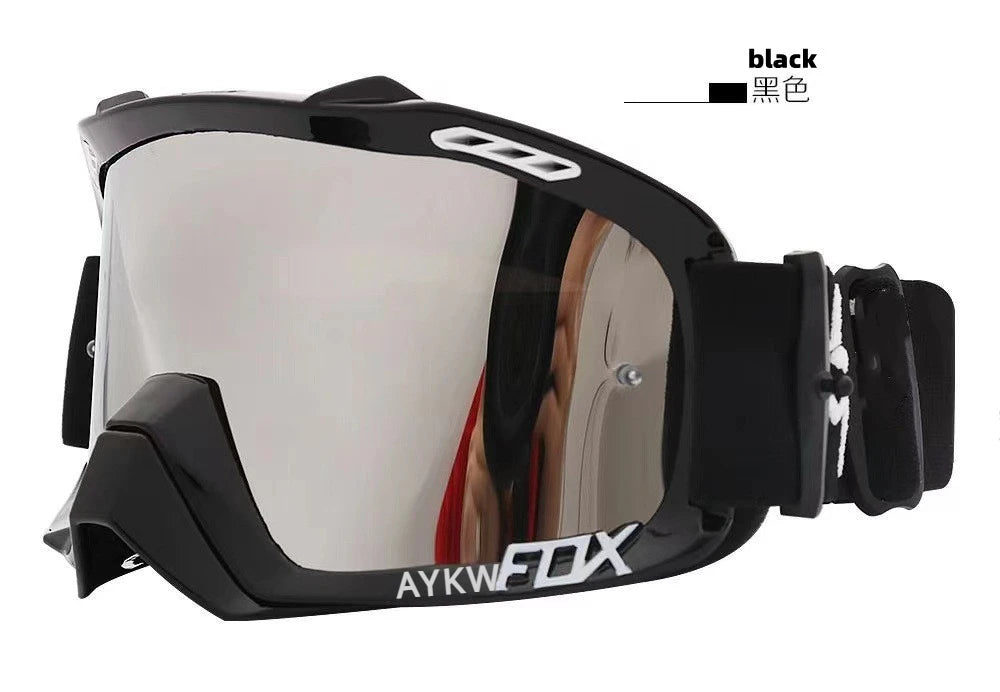 2024 AykwFox Cycling Glasses Motorcycle Bike Glasses for Men Goggles Motocross Ski Mask Snowboard Goggles Sunglasses Cycling